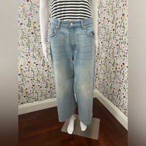 H&M Light Blue High Rise Women Jeans in Size 10